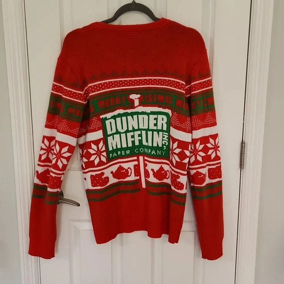 The Office Dunder Mifflin Paper Company Christmas Sweater - Picture 9 of 13